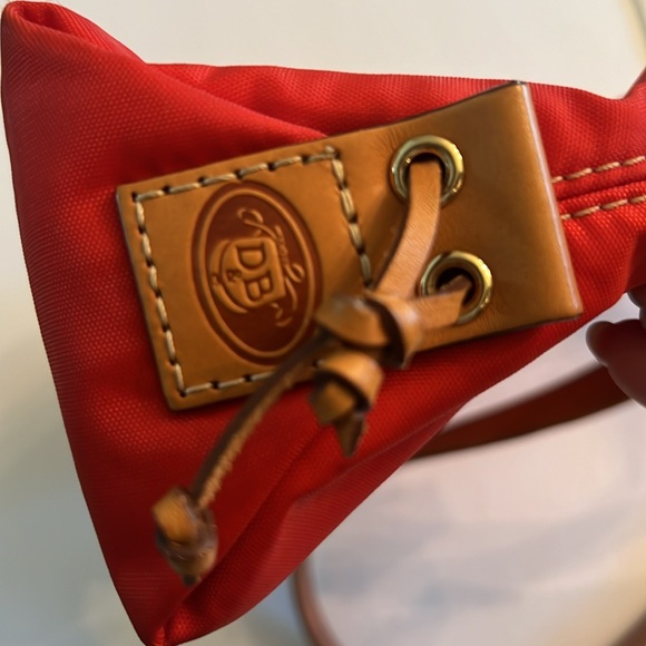 Dooney & Bourke Red and Tan Crossbody Bag - Picture 12 of 16